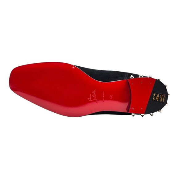 Christian Louboutin So Roadie Flat Suede Boots – Black – EU 42 / US 9 $1195 - Picture 6 of 8